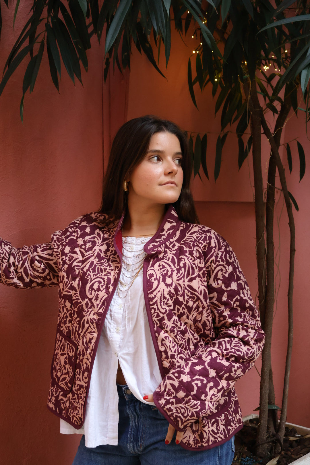 CHAQUETA BURDEOS
