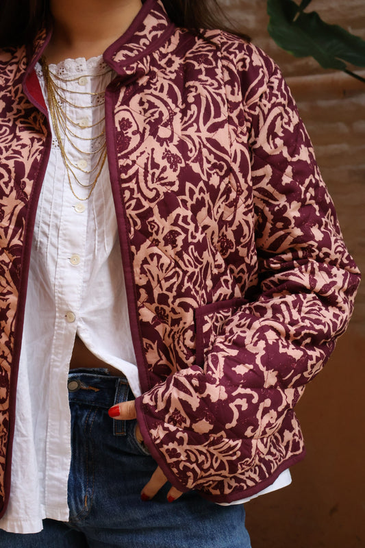 CHAQUETA BURDEOS